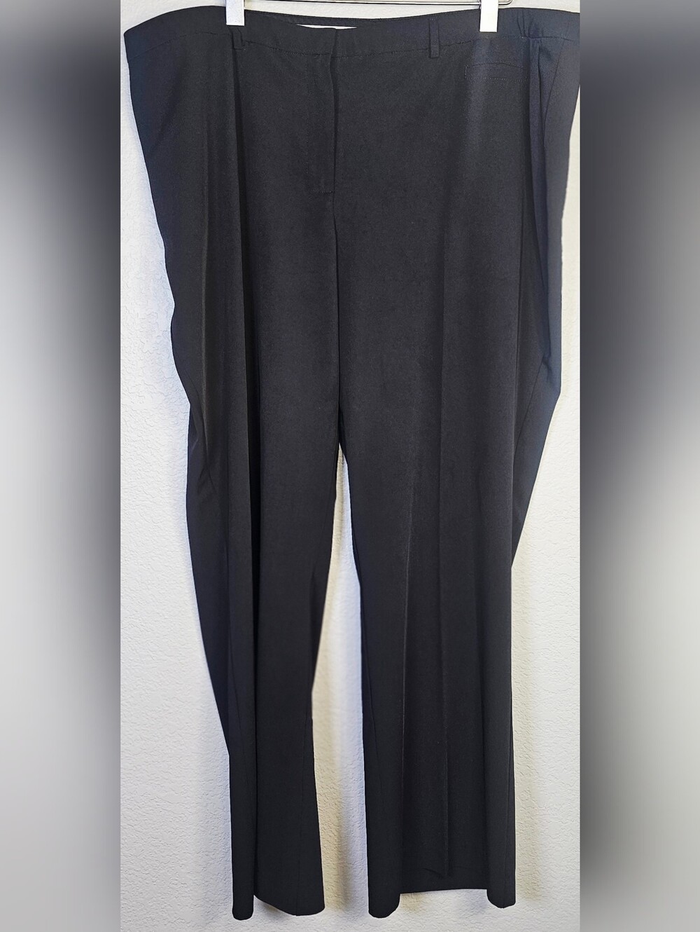 Avenue Stretch Size 20 Black Wide Leg Dress Pants Career Trousers